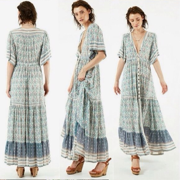 UFT/S sage ORACLE GOWN SZ SMALL - Picture 1 of 6